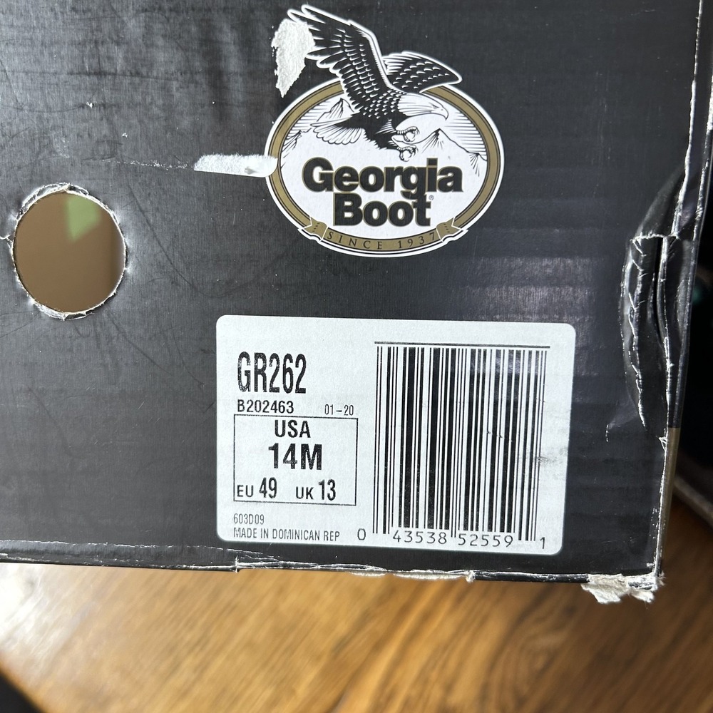 Georgia Boot Mens Size 14M Giant Soggy Brown Romeo Work Boots - Picture 7 of 8